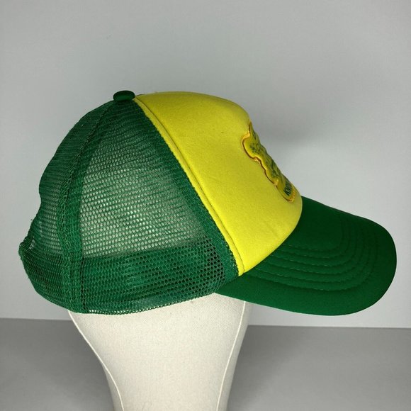 Stranger Things Camp Know Where Green Yellow Adjustable Hat - Picture 2 of 7
